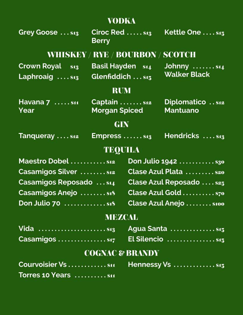 Menu de Aleria - Christmas On Queen