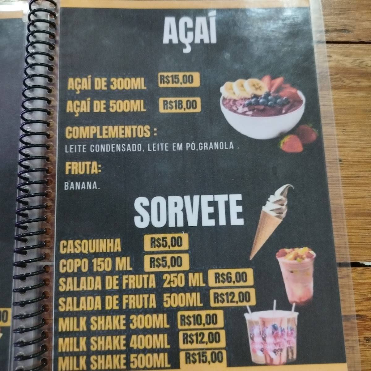 Exagerado Restaurante e Choperia cardápio