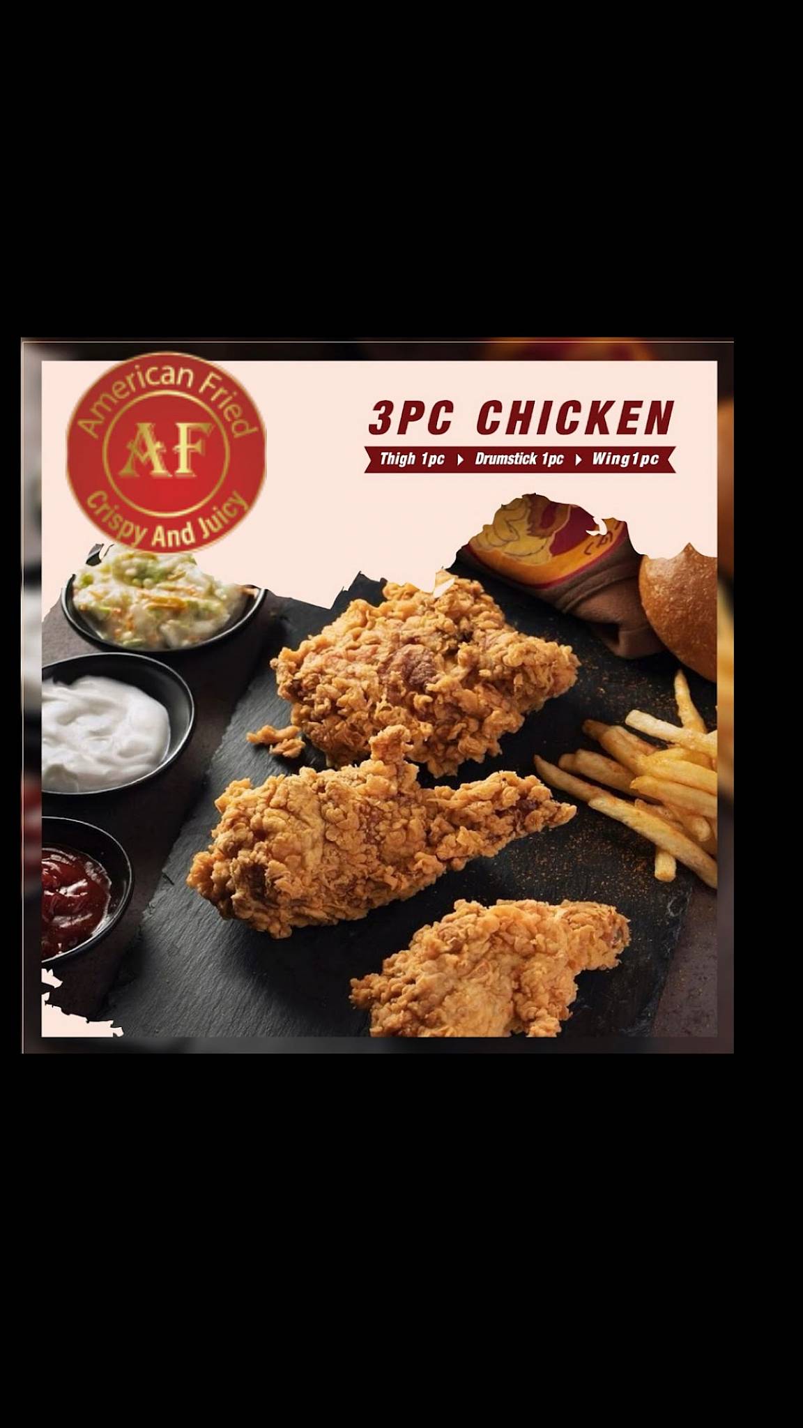 American Fried menu