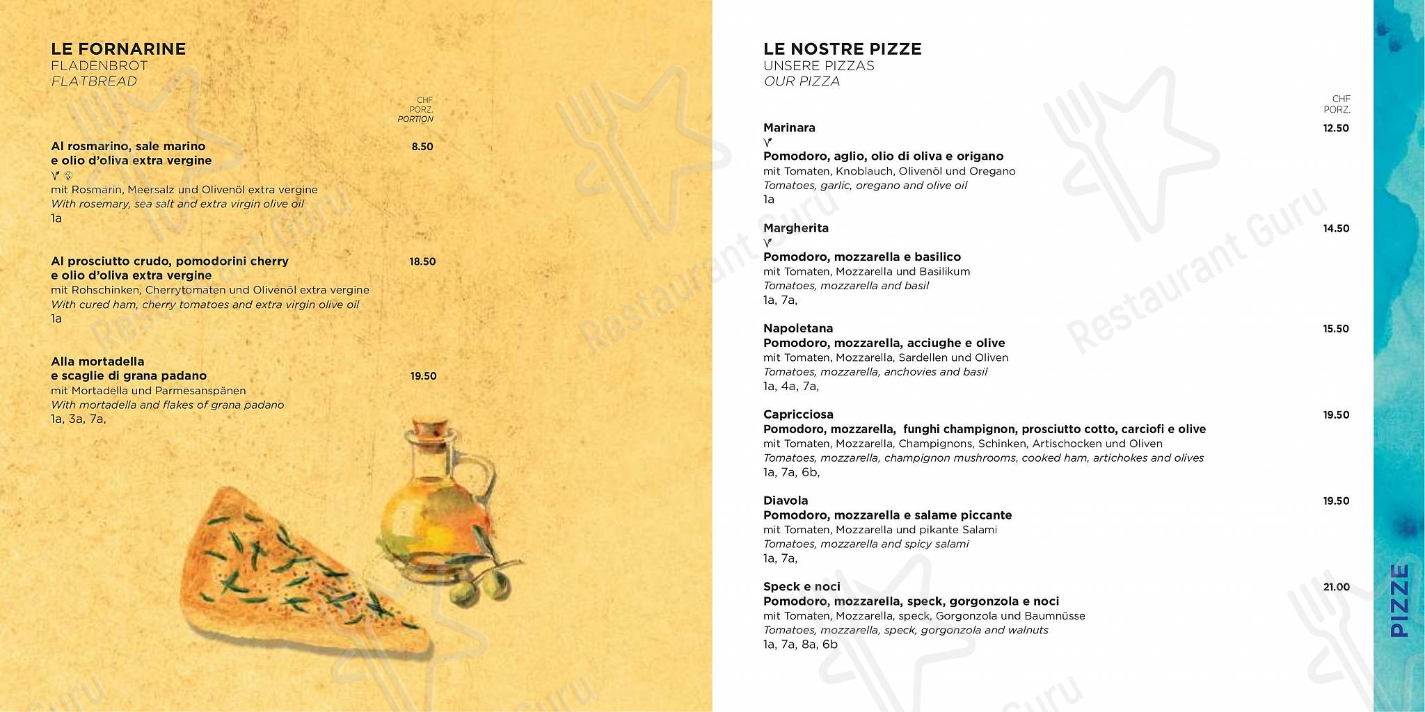 At Home Catering Menu per Ristorante Anacapri Lugano in Lugano