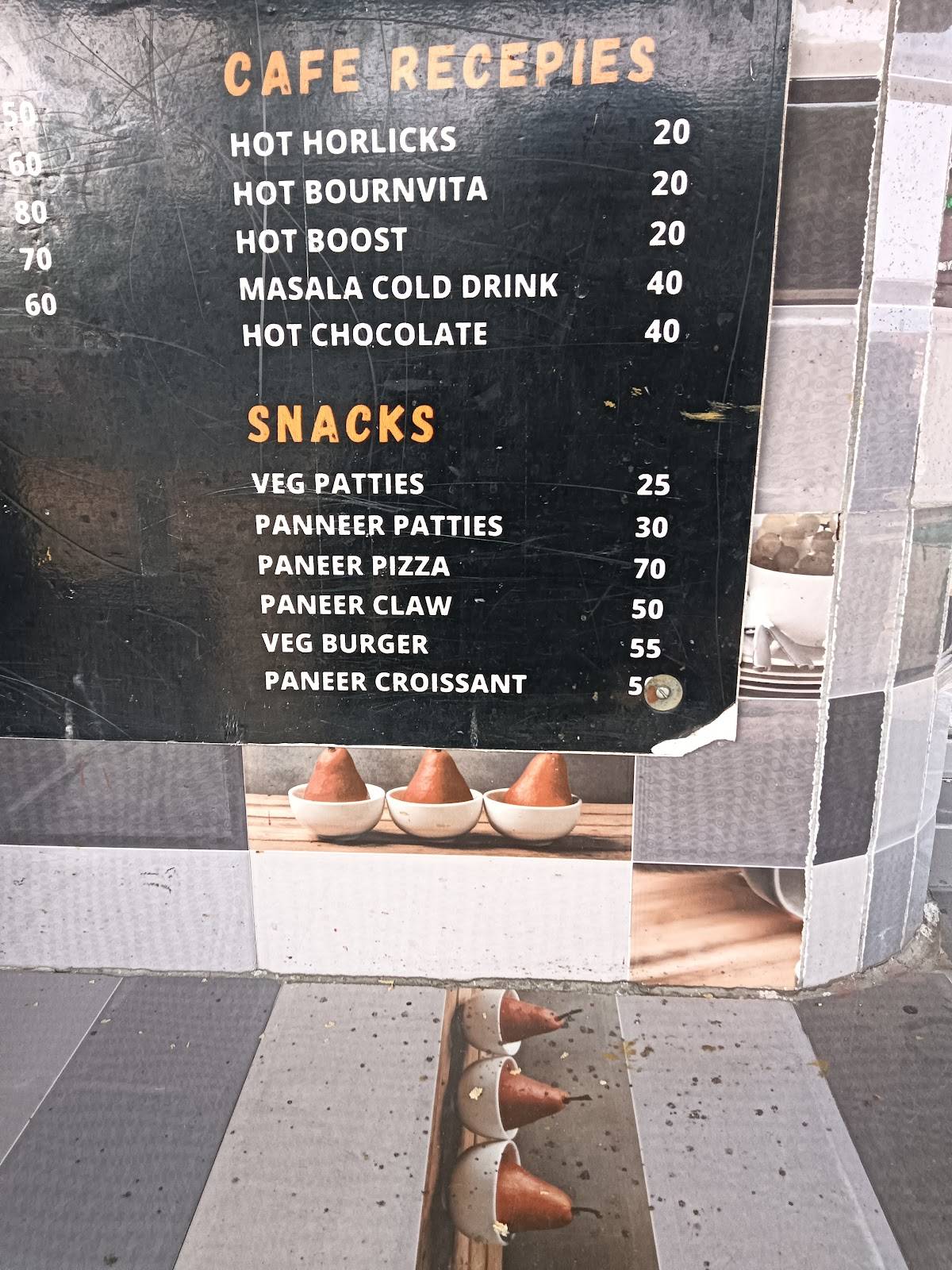 Angul Cafe menu