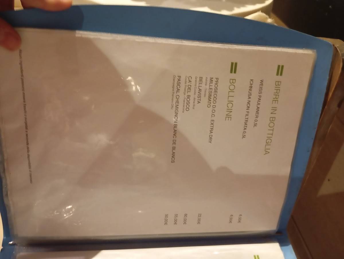 Menu di Anima 