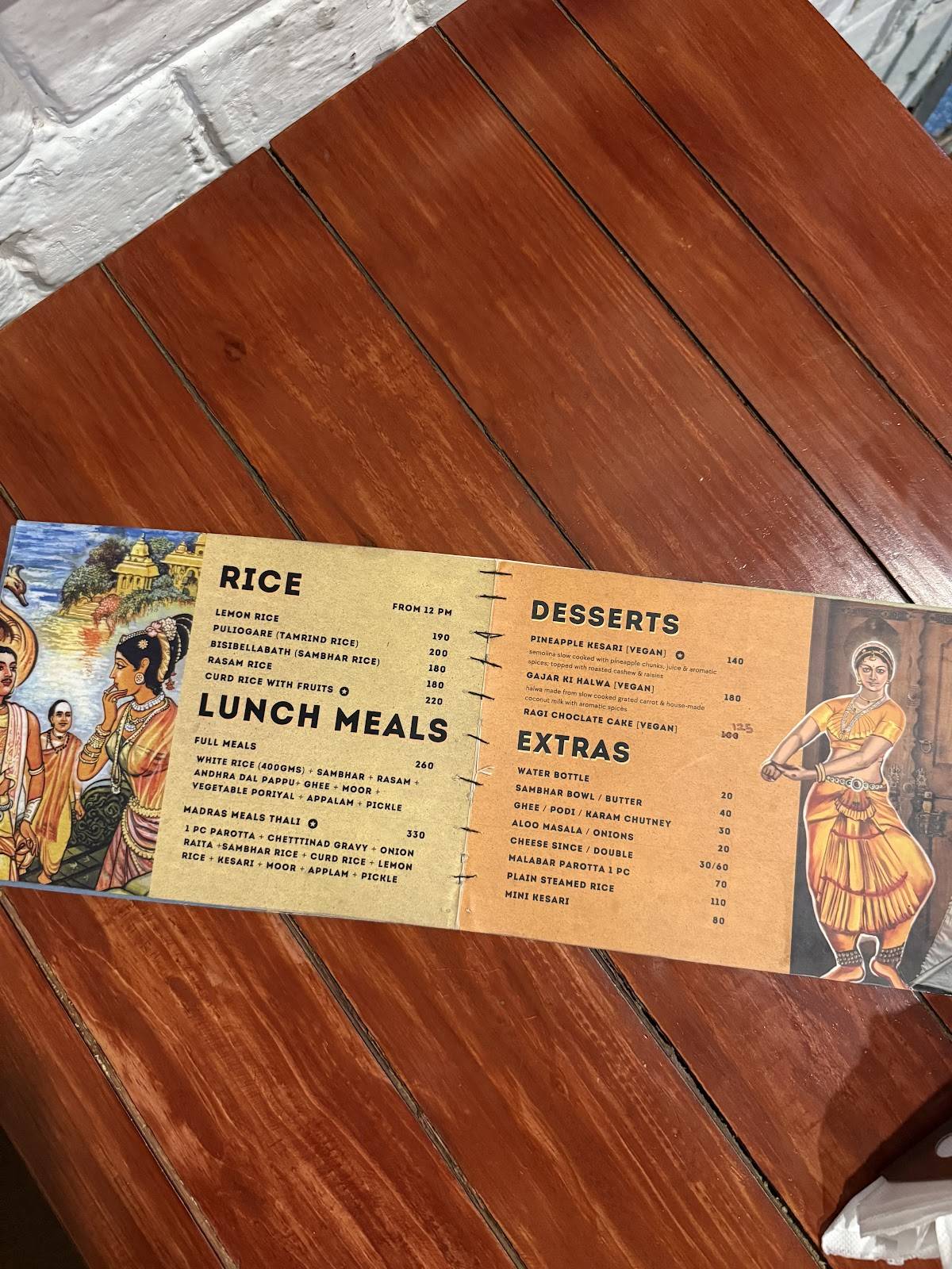 Anna's Mess (South-Indian Restaurant) menu
