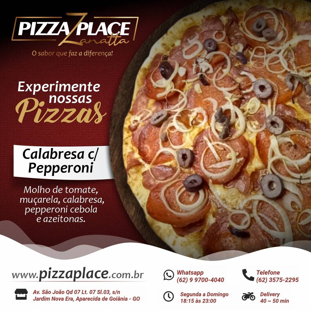 Pizza Place cardápio