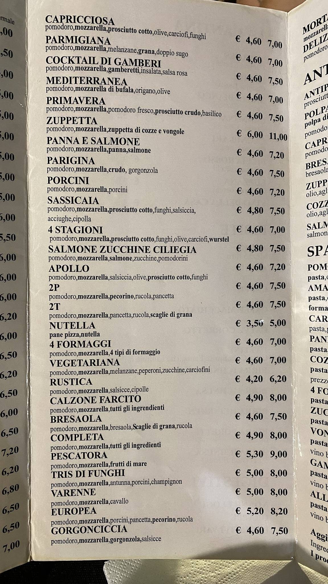 Menu di Apollo 3 