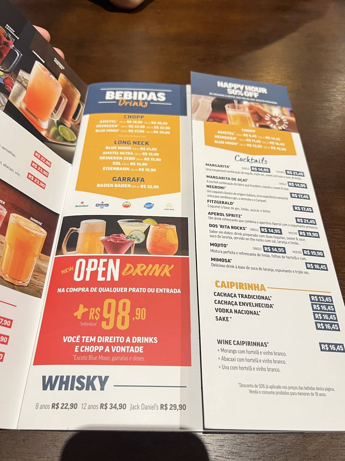 Applebee's Cambuí cardápio