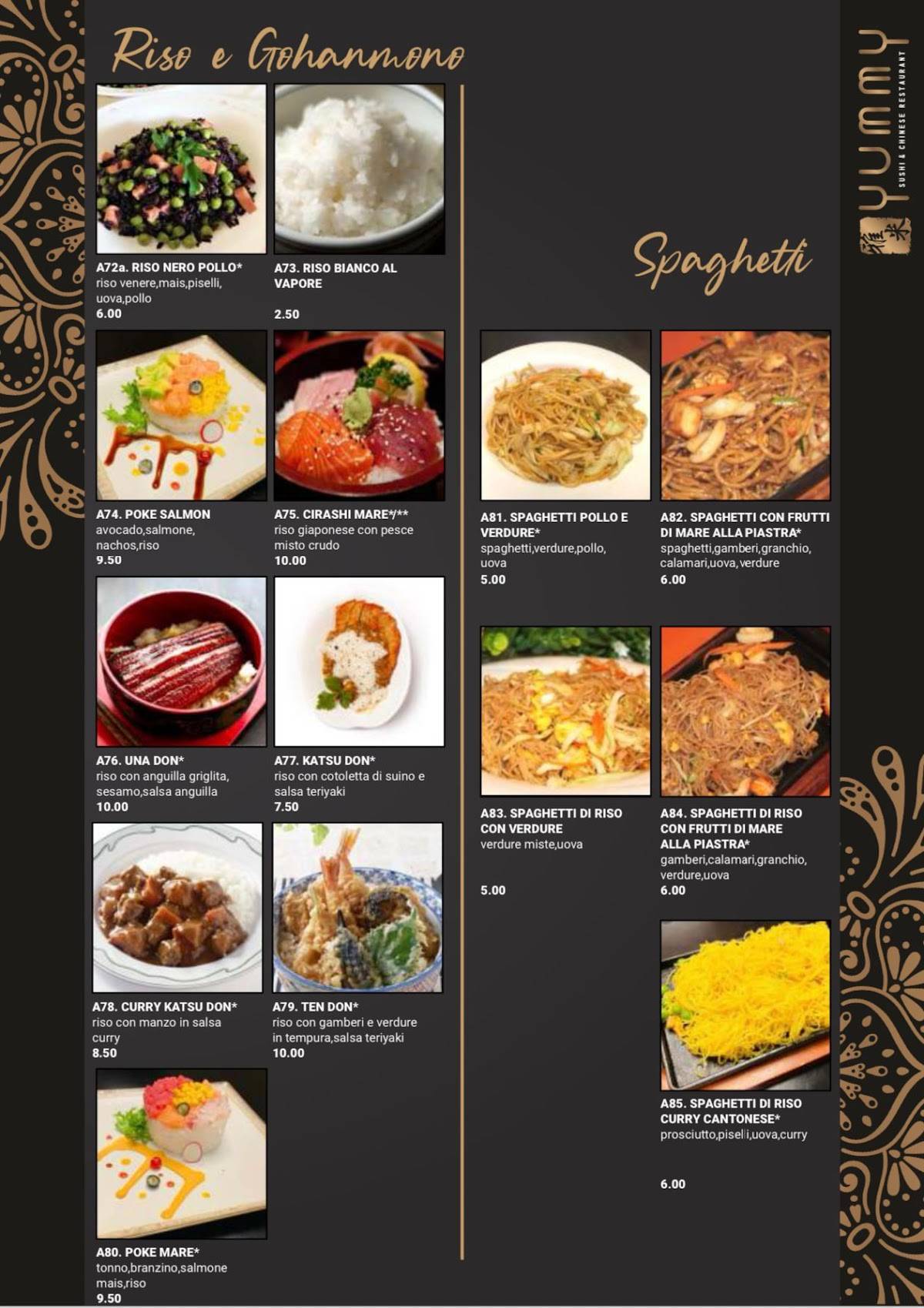 Menu di Yummy Ristorante 