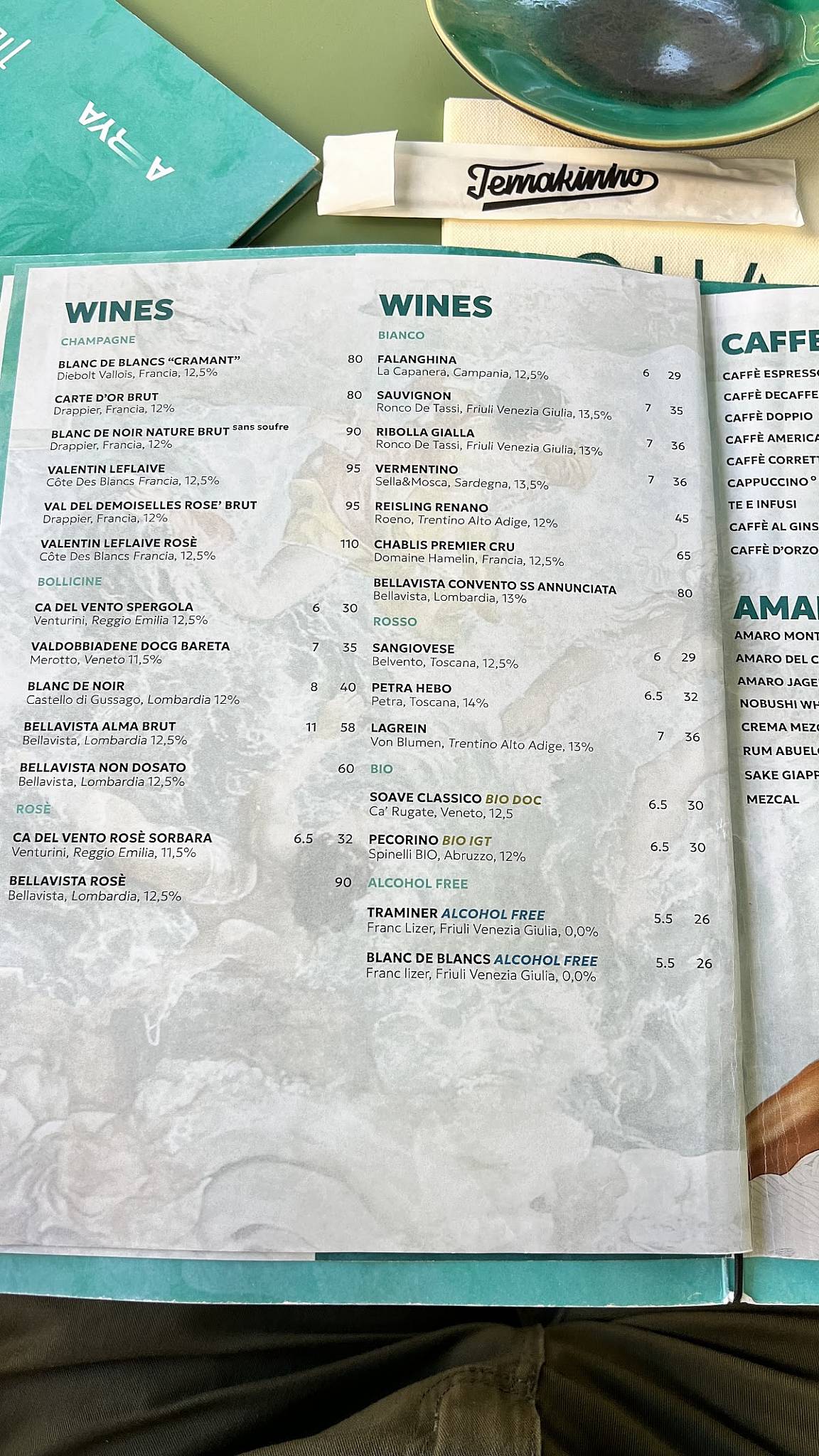 Menu di Aqua By Temakinho 