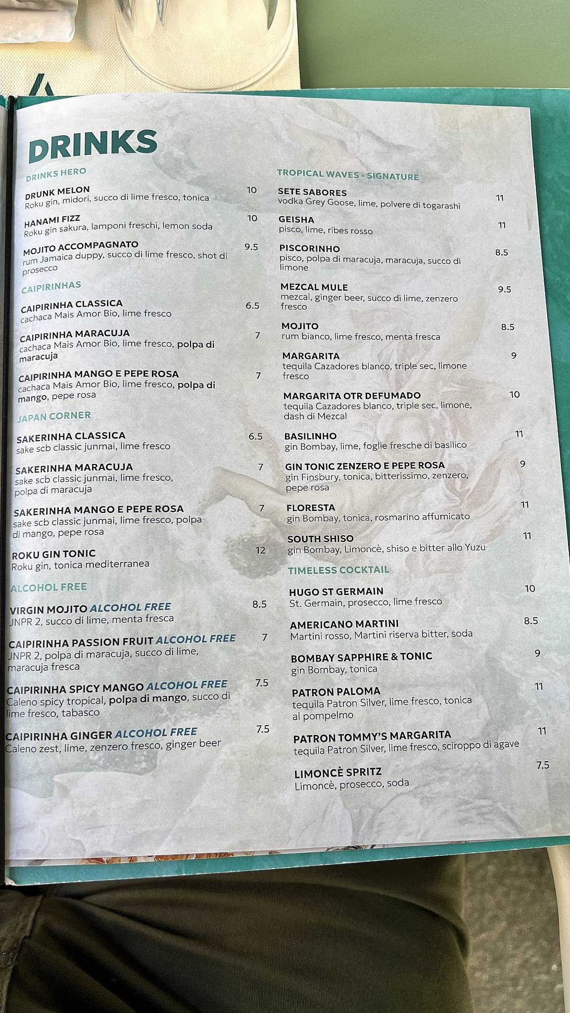 Menu di Aqua By Temakinho 