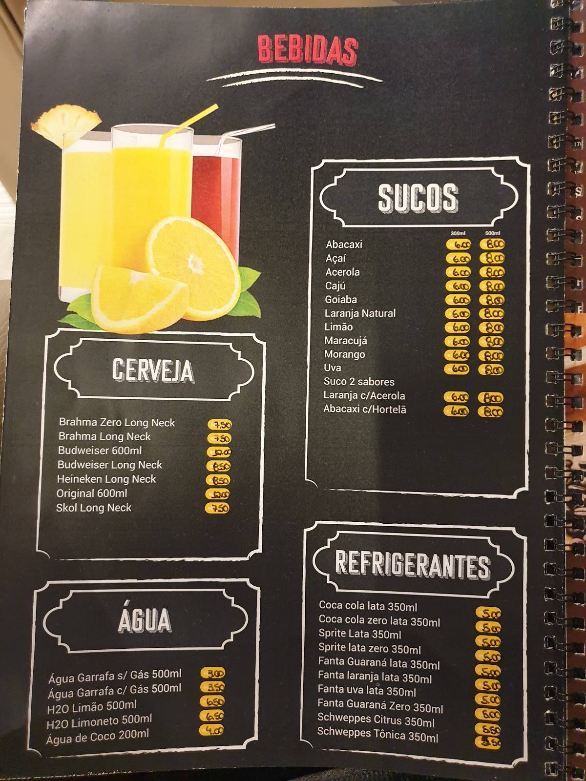 Restaurante Gera Grill Burguer cardápio