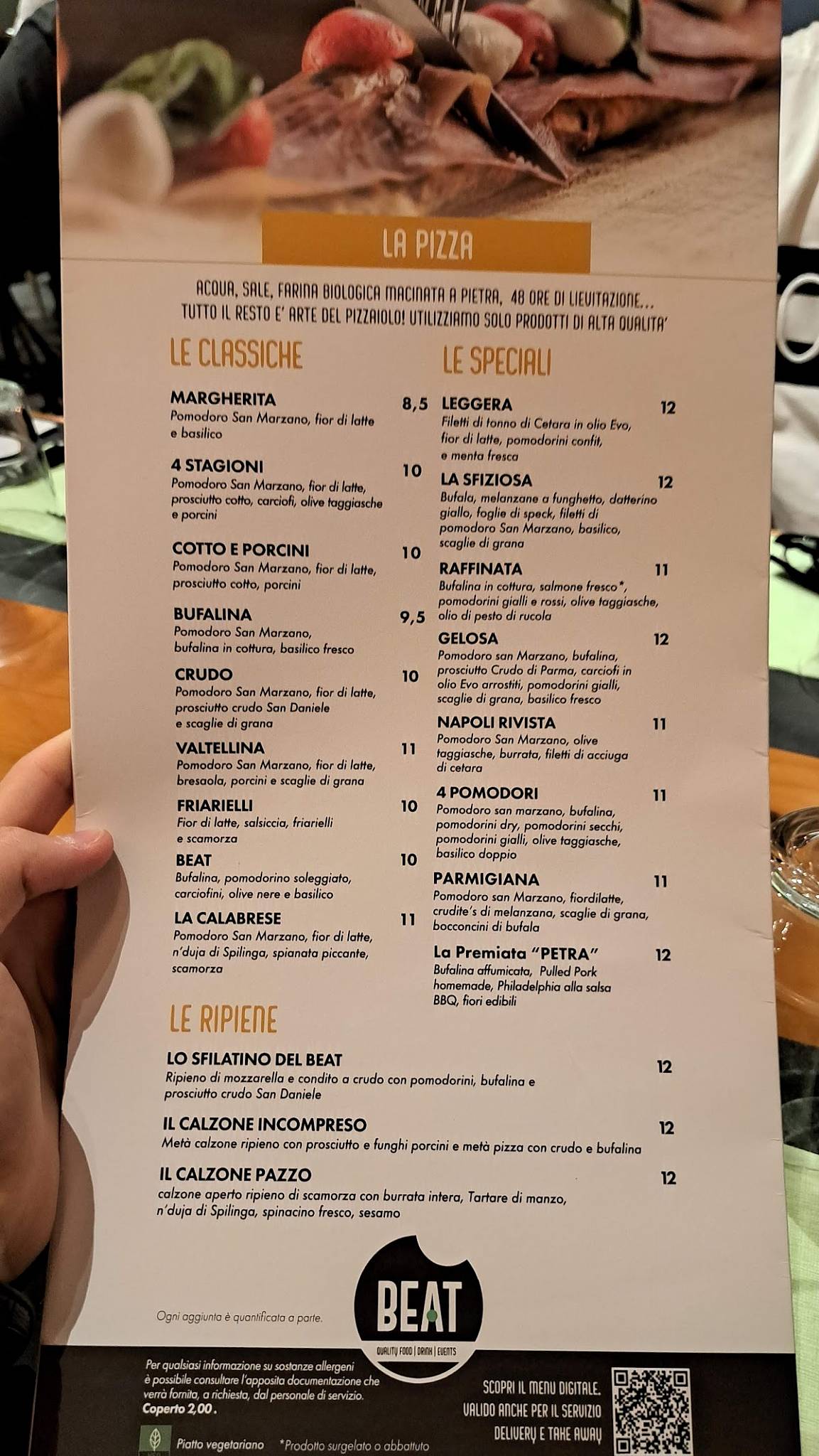 Menu di Beat Restaurant 