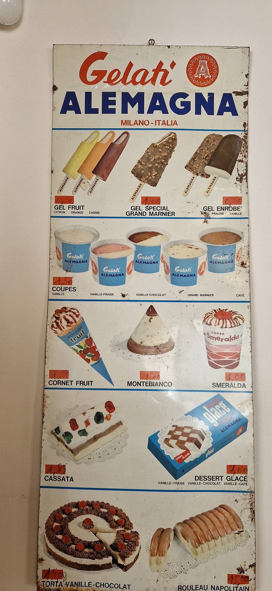 Menu di Assud a San Francesco 