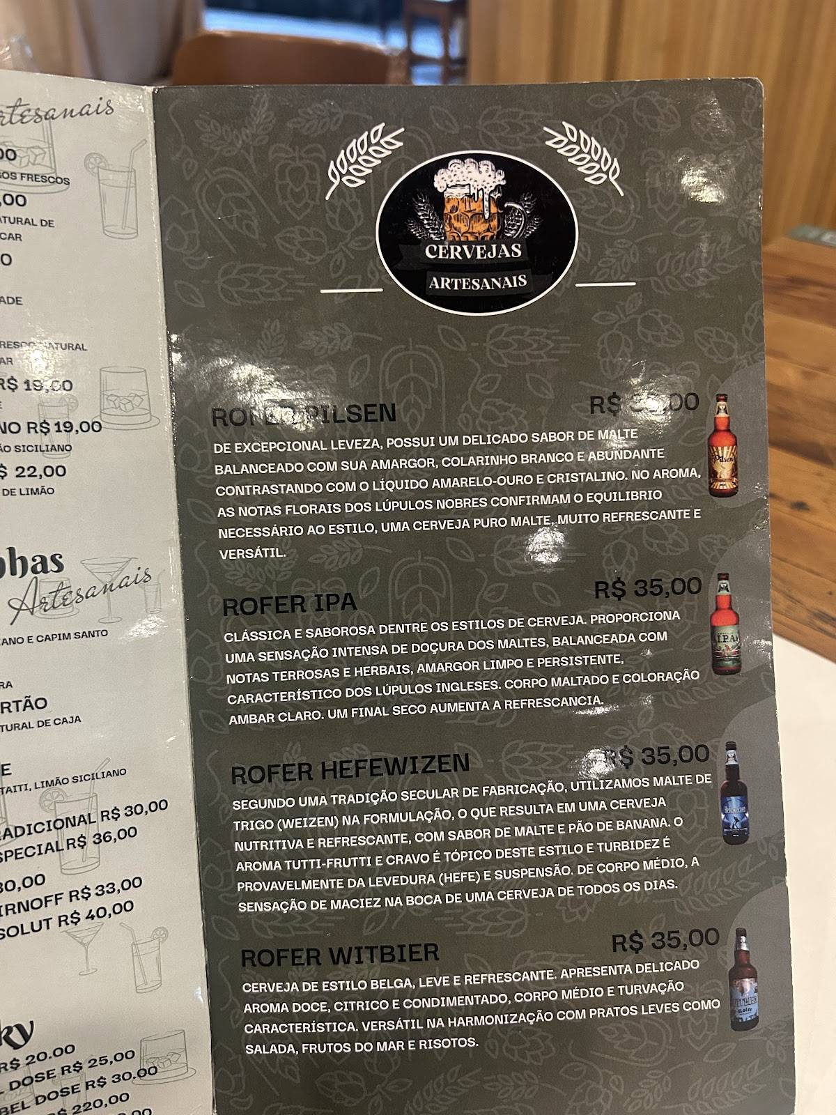 Àthor Gastronomia cardápio