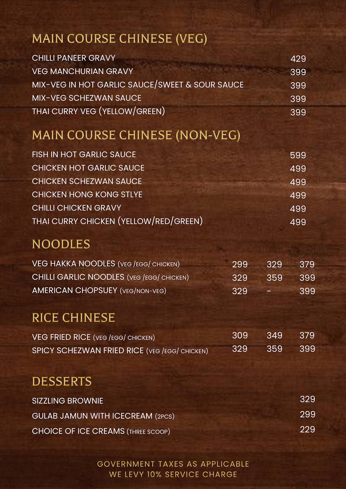 Atmos29 RestoBar & Club menu