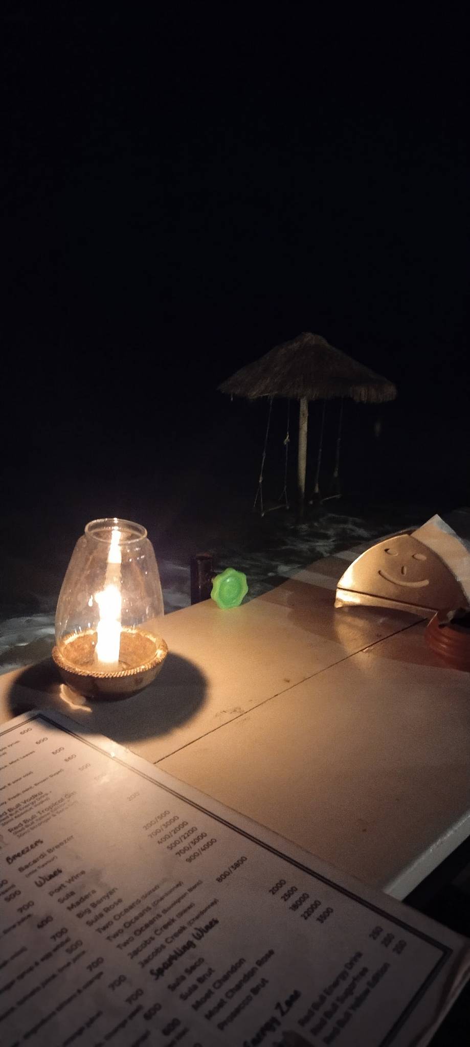 Aura beach cafe menu