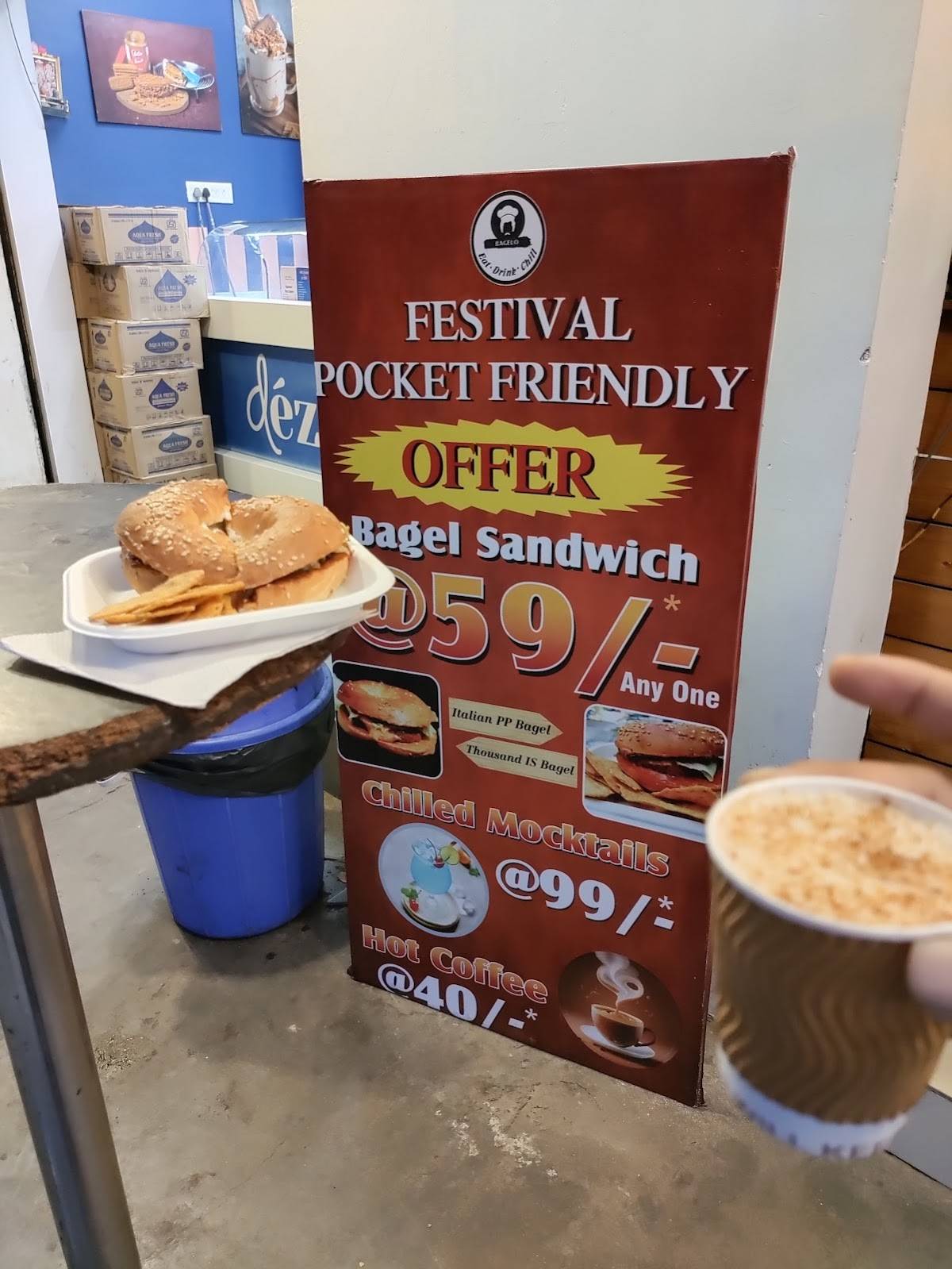 BAGELO menu