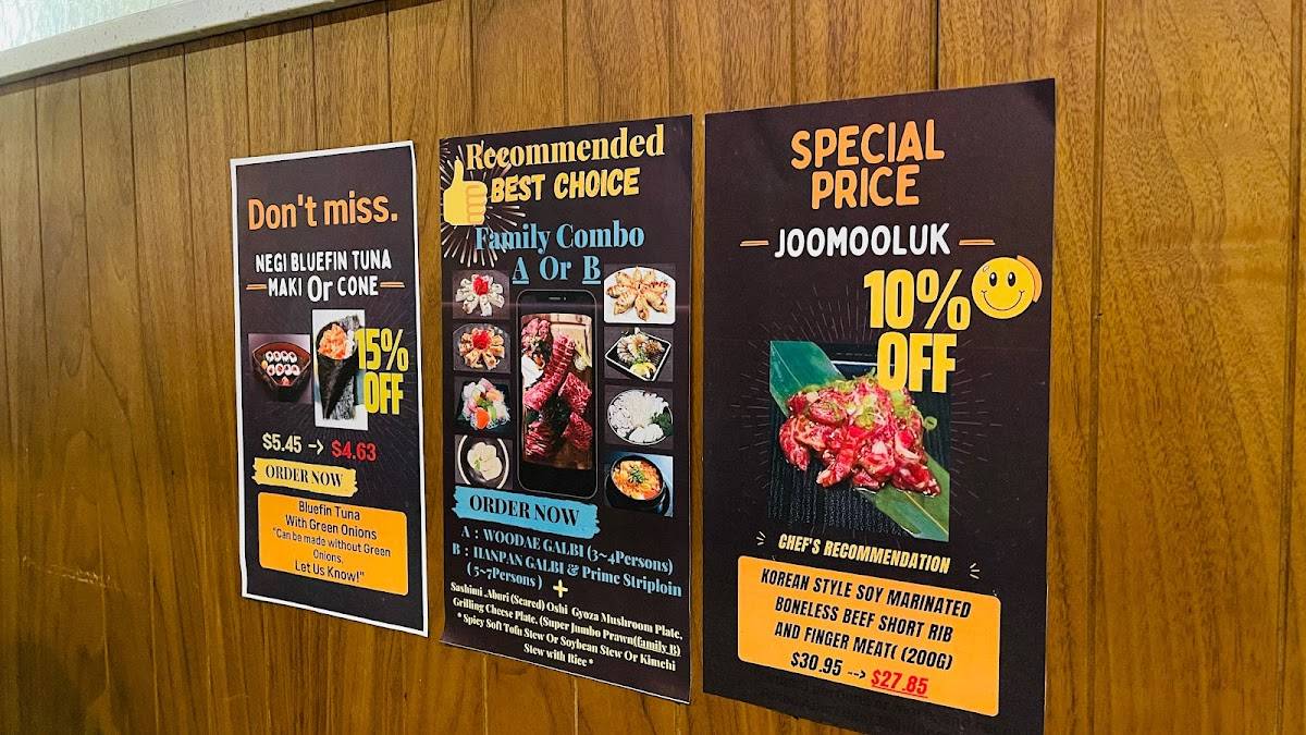 Menu at SKOBI sushi & korean bbq, Langley Township