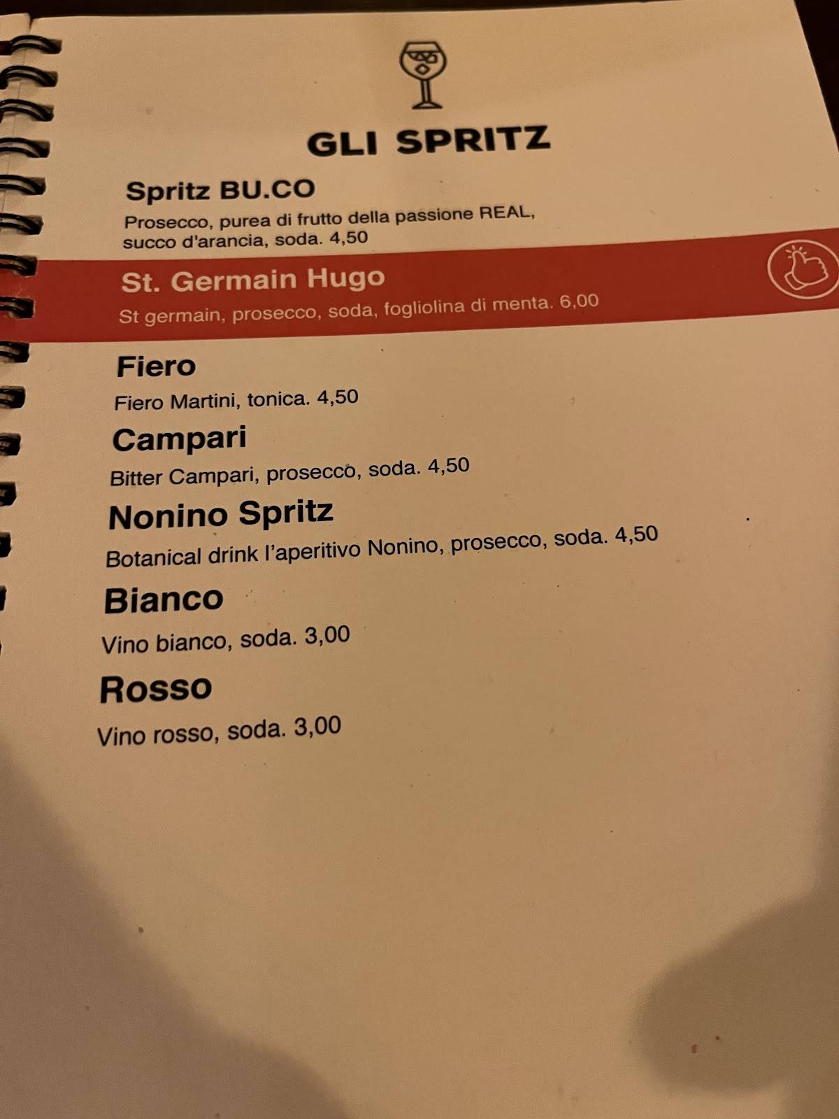 Menu di BU.CO Burger & Cocktail 