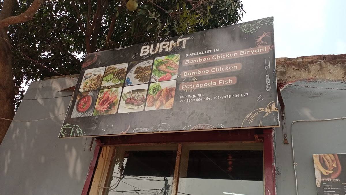 BURNT INDIAN CLOUD KITCHEN menu