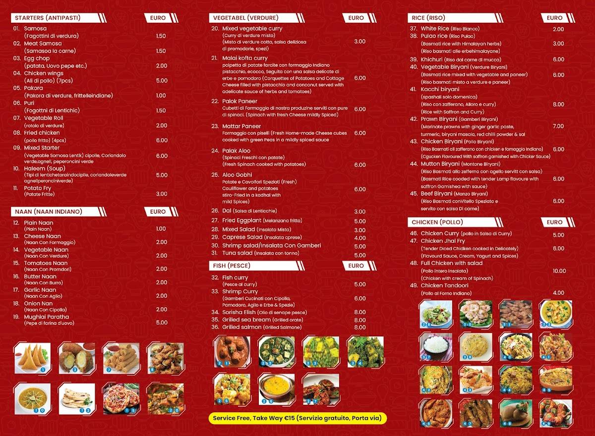 Menu di Babul Restaurant and Sweets 