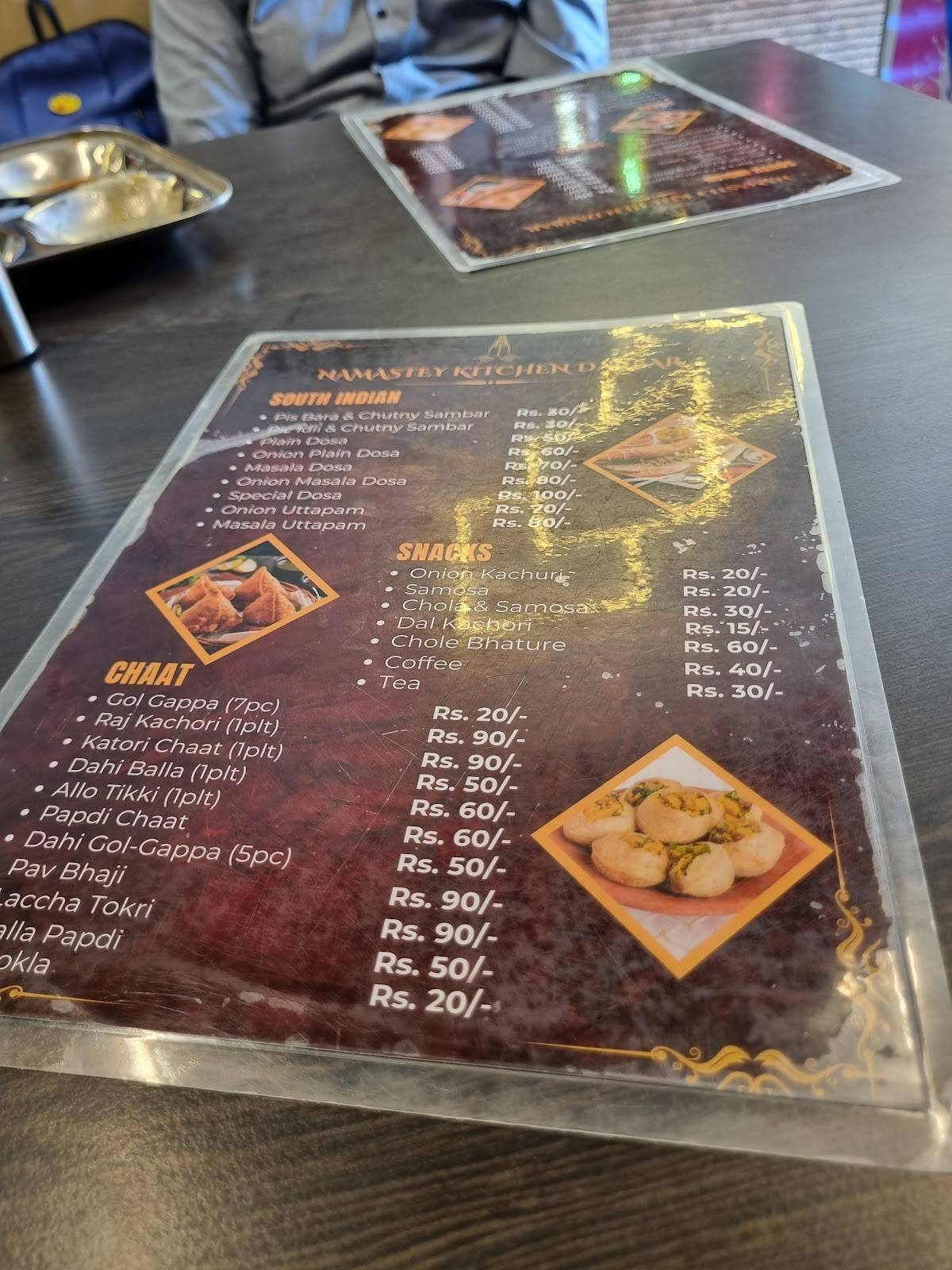 Namastey Kitchen Darbar menu