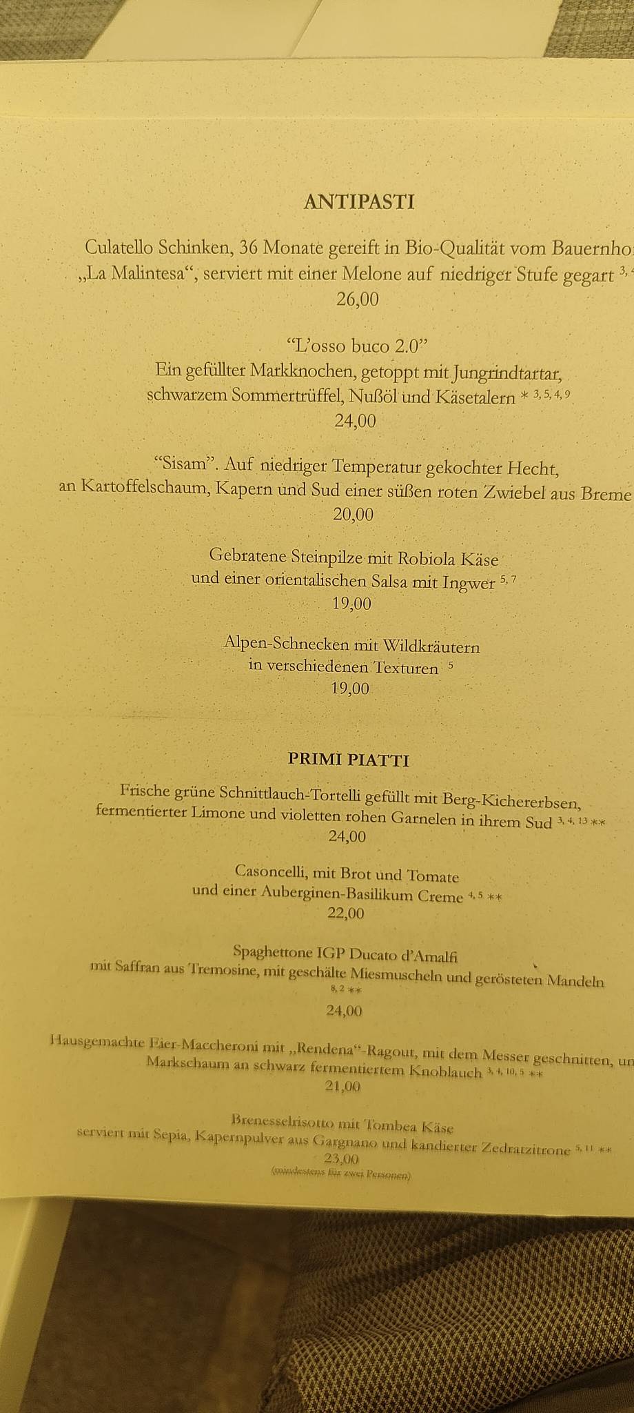 Menu di Balí