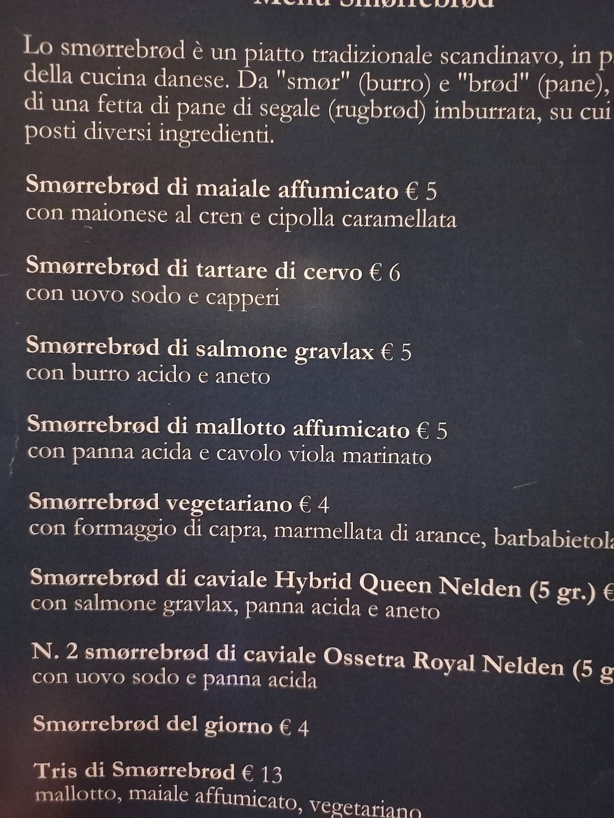 Menu di Baltic Bar 