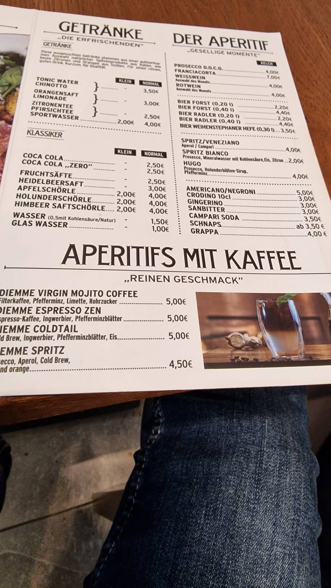 Menu di Bar Caffè Diemme Ipercity - Piano Terra 