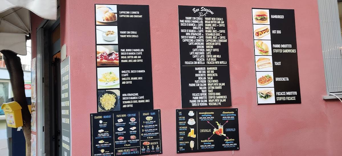 Menu di Bar Stazione eredi Soldani Eliseo 