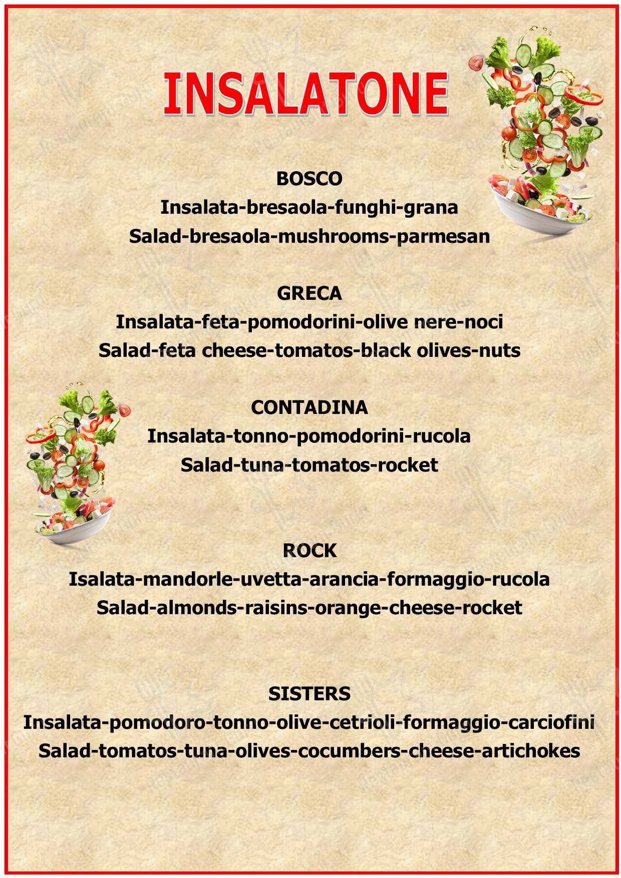 Menu per Bar The Ram's pub & bar