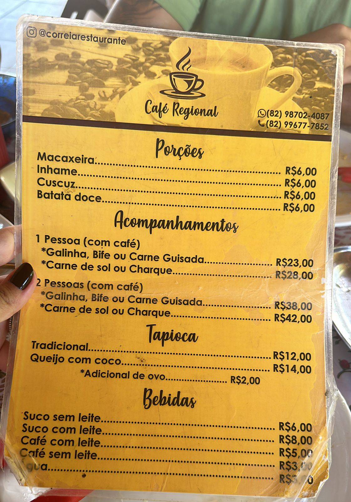 Bar e Restaurante Do Correia cardápio