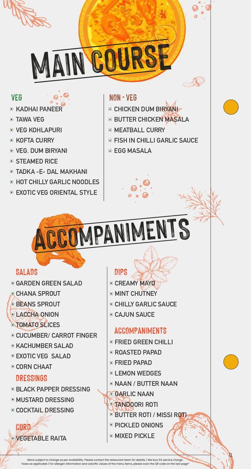 Barbeque Nation - Pathankot menu