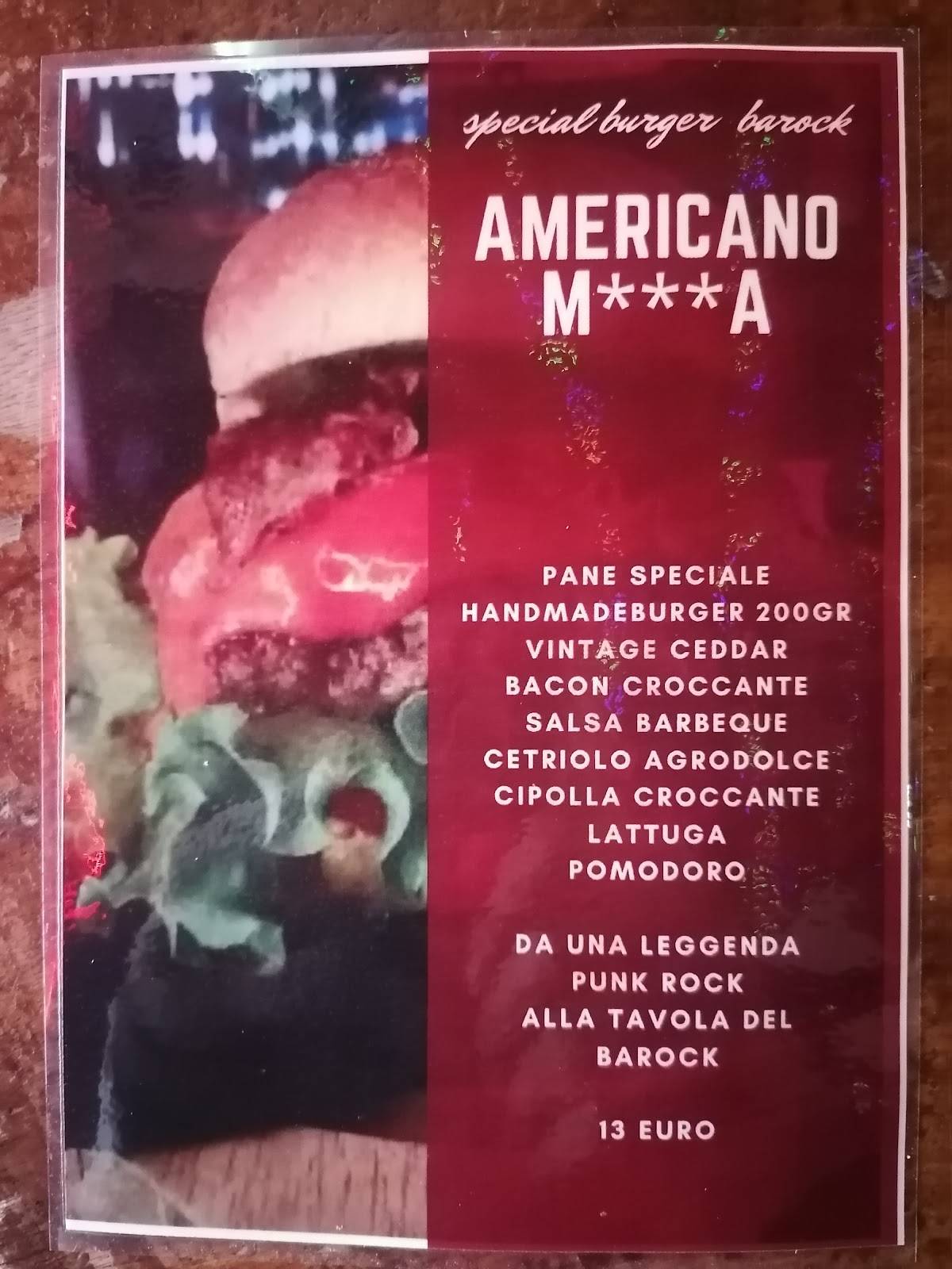 Menu di Barock 