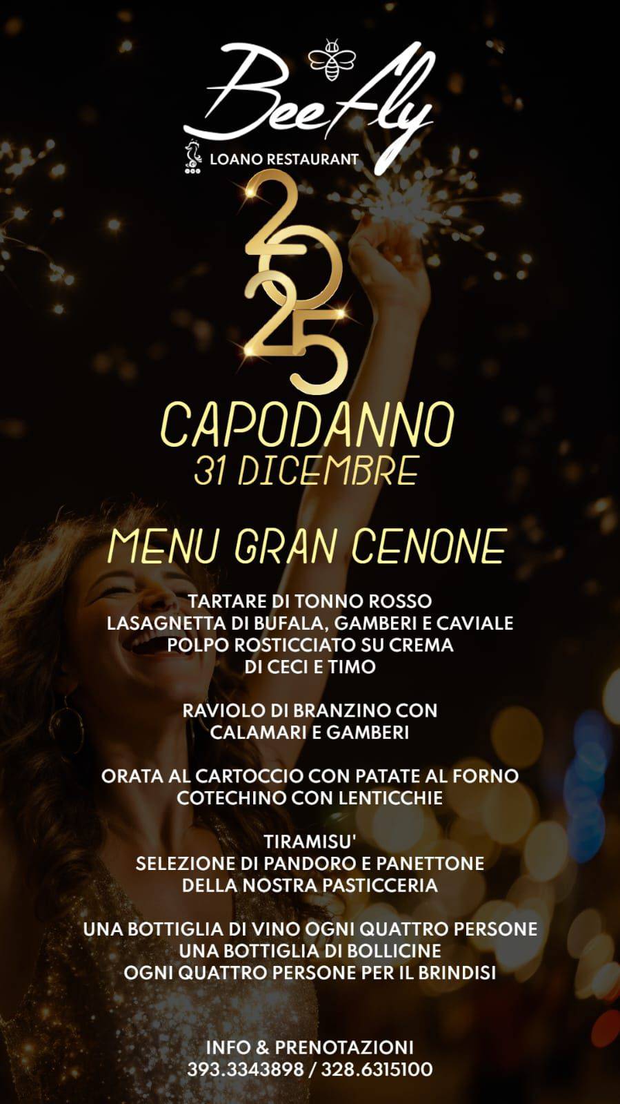Menu di Bee Fly Ocean Bay Club 