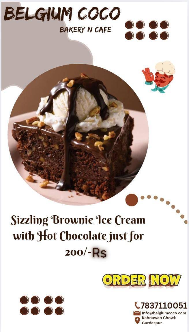 Belgium Coco menu