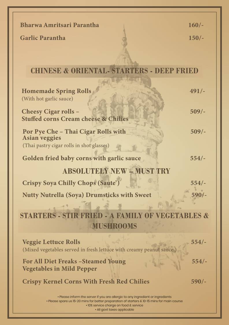 Bell Pepperz menu