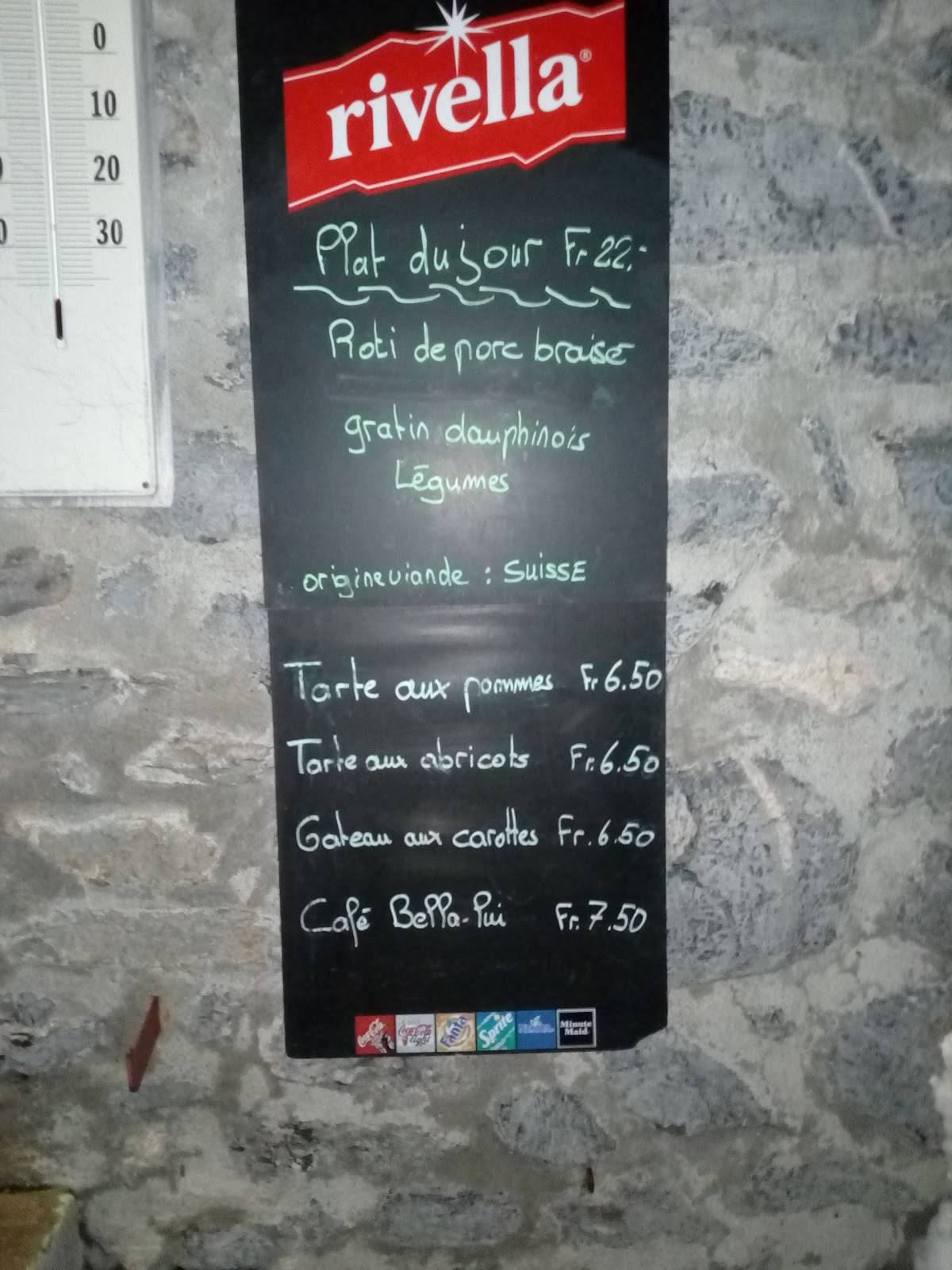 Menu di Restaurant Bella Lui 