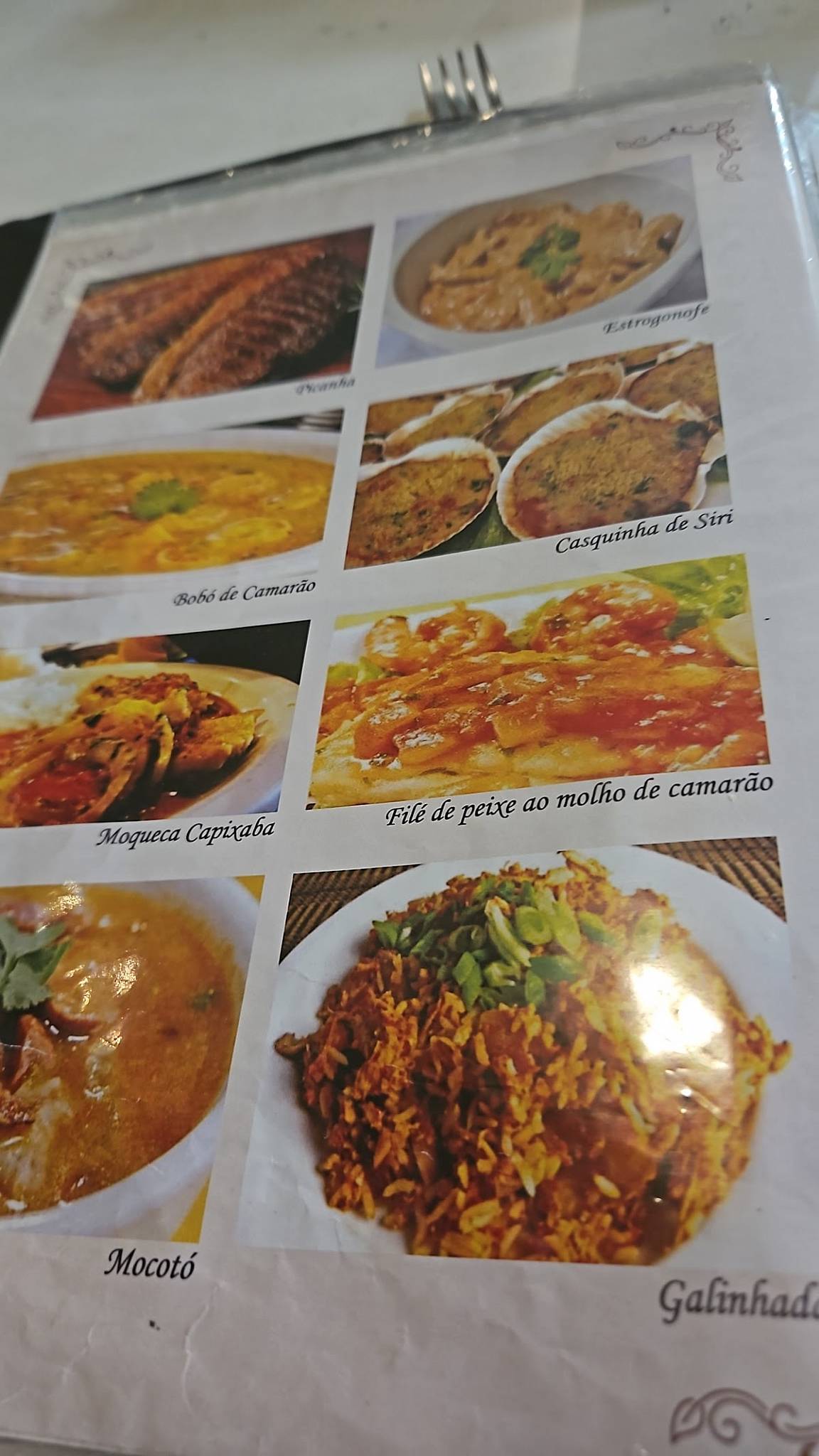 Benedita's Restaurante e Bar cardápio