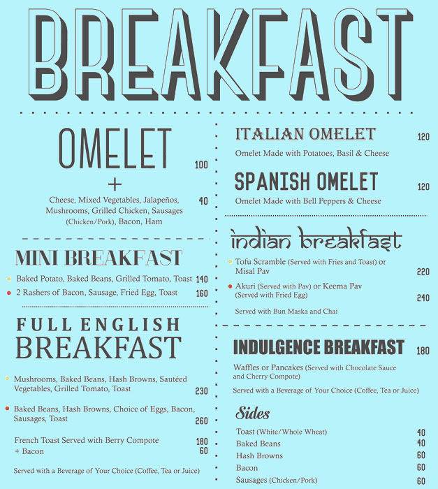 Bootlegger menu