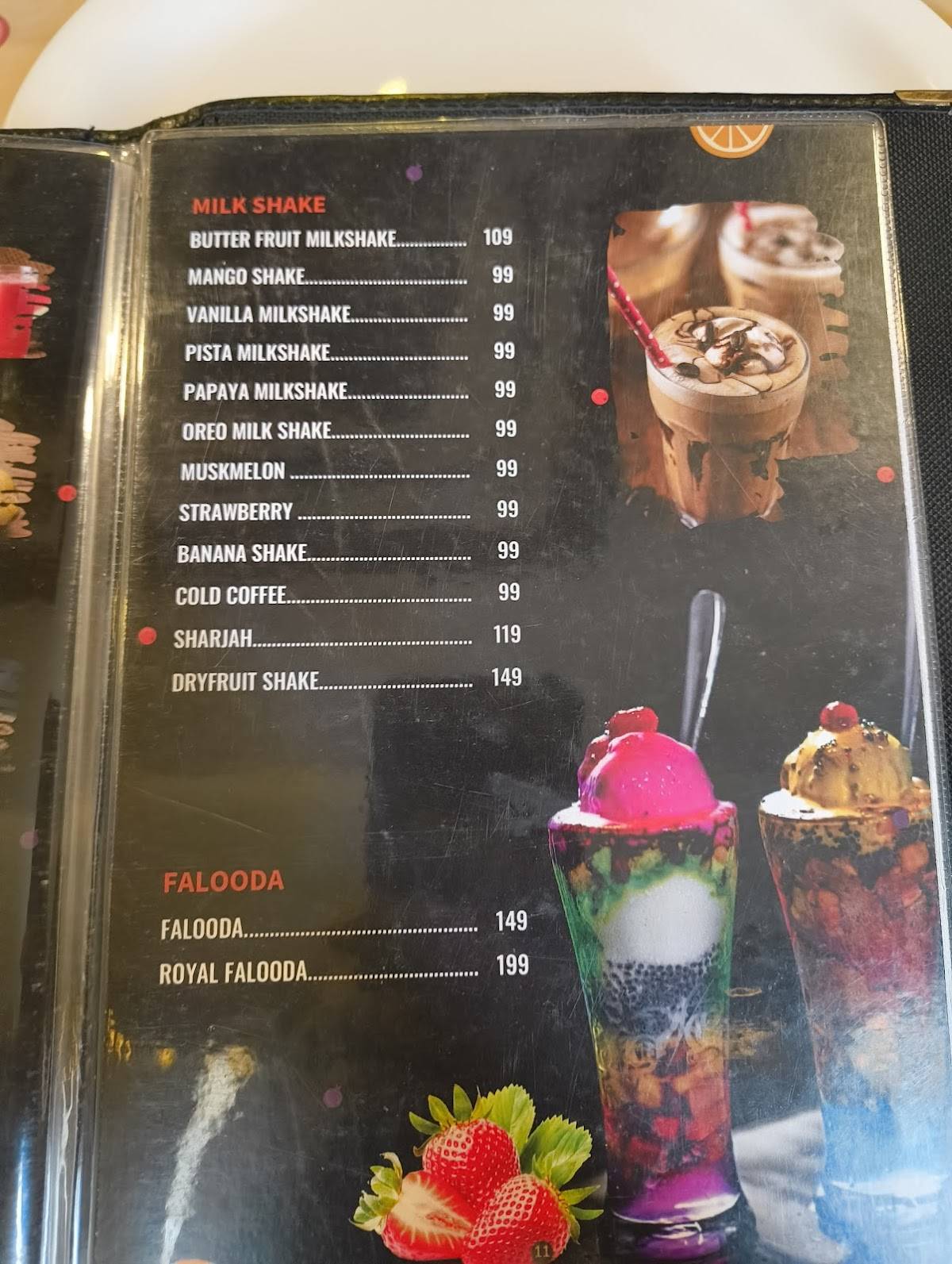 Hotel Abooz menu