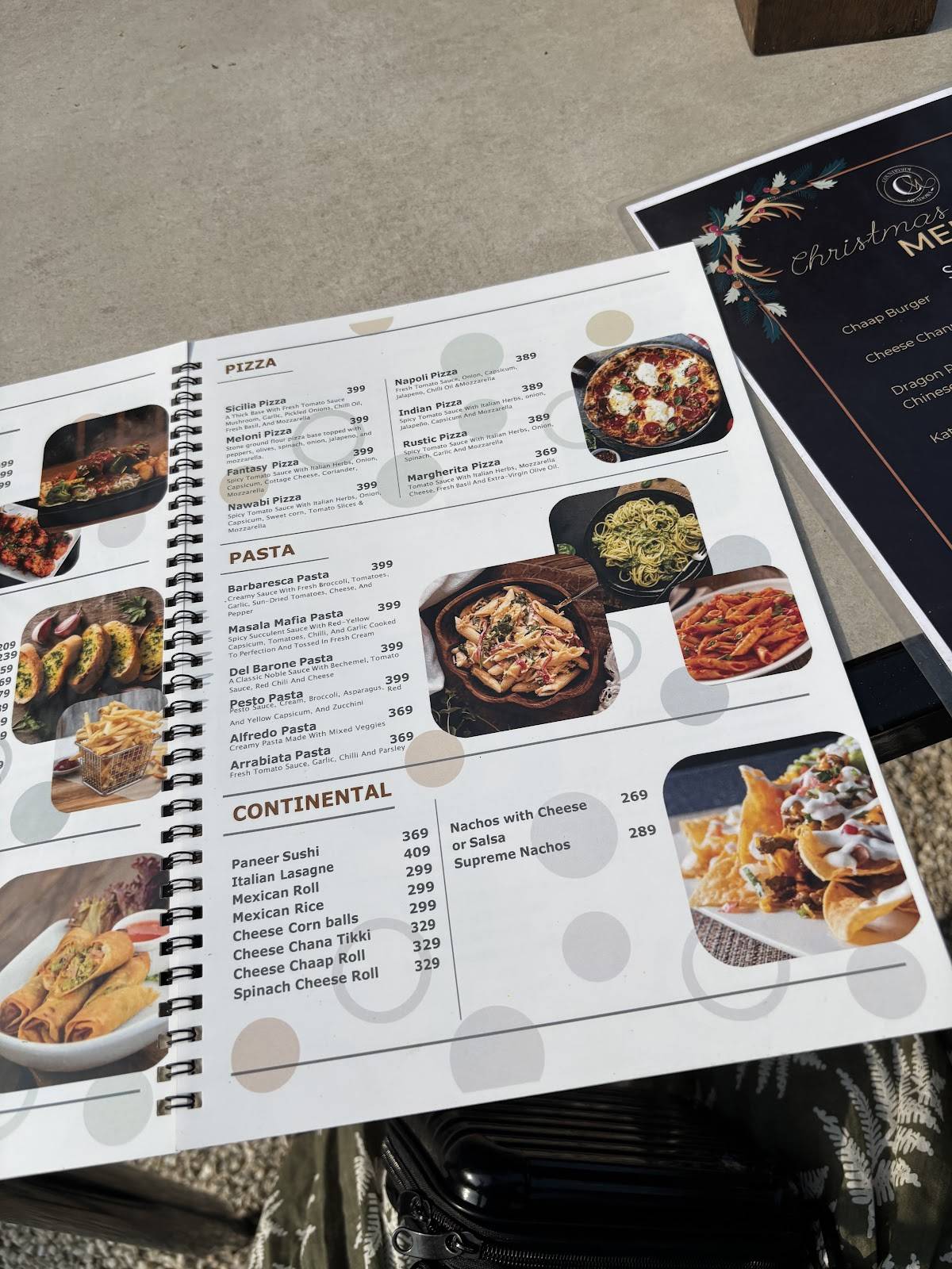 Countryside Meadows menu