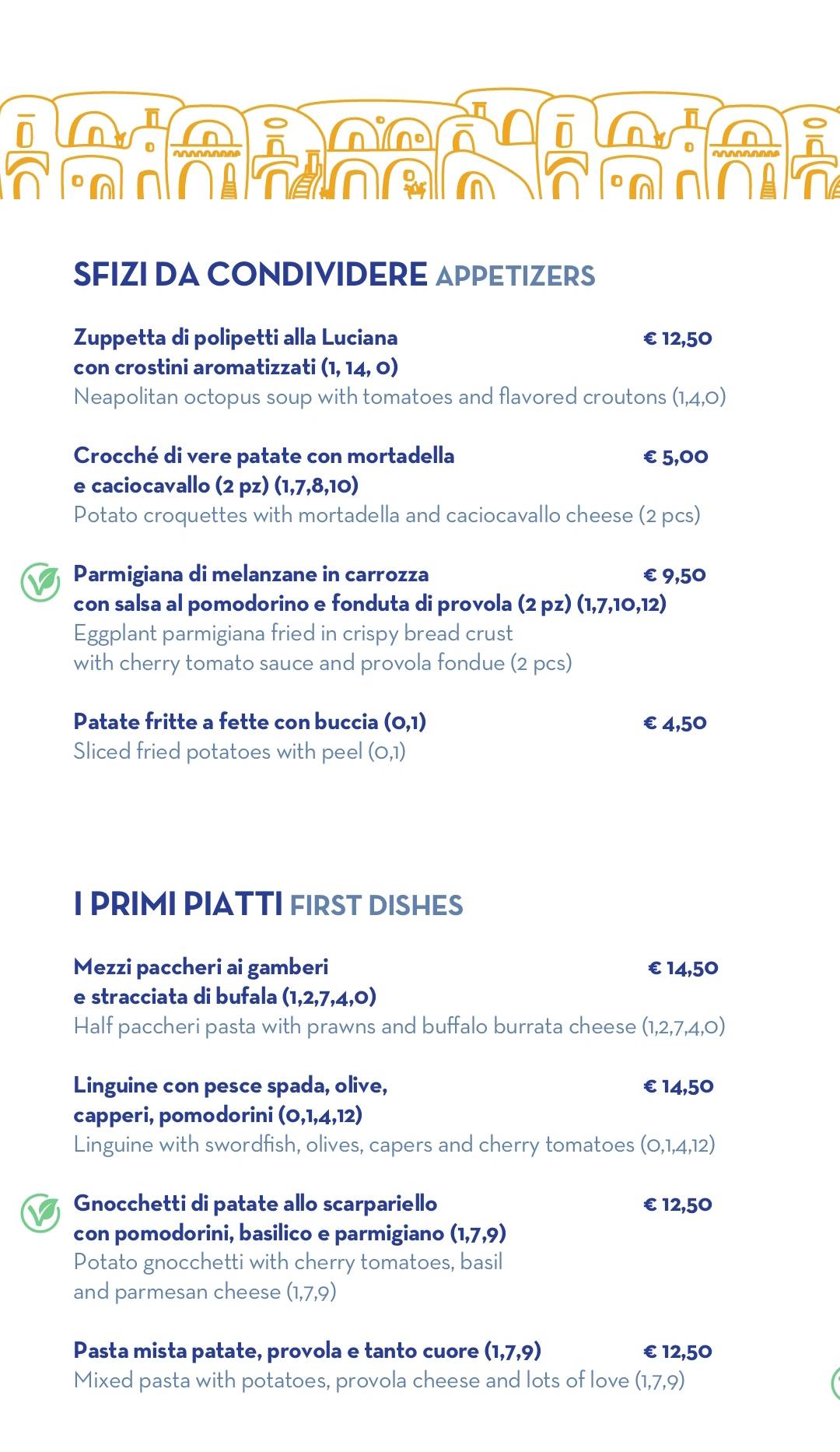 Menu di BisBoccia Bistrot 