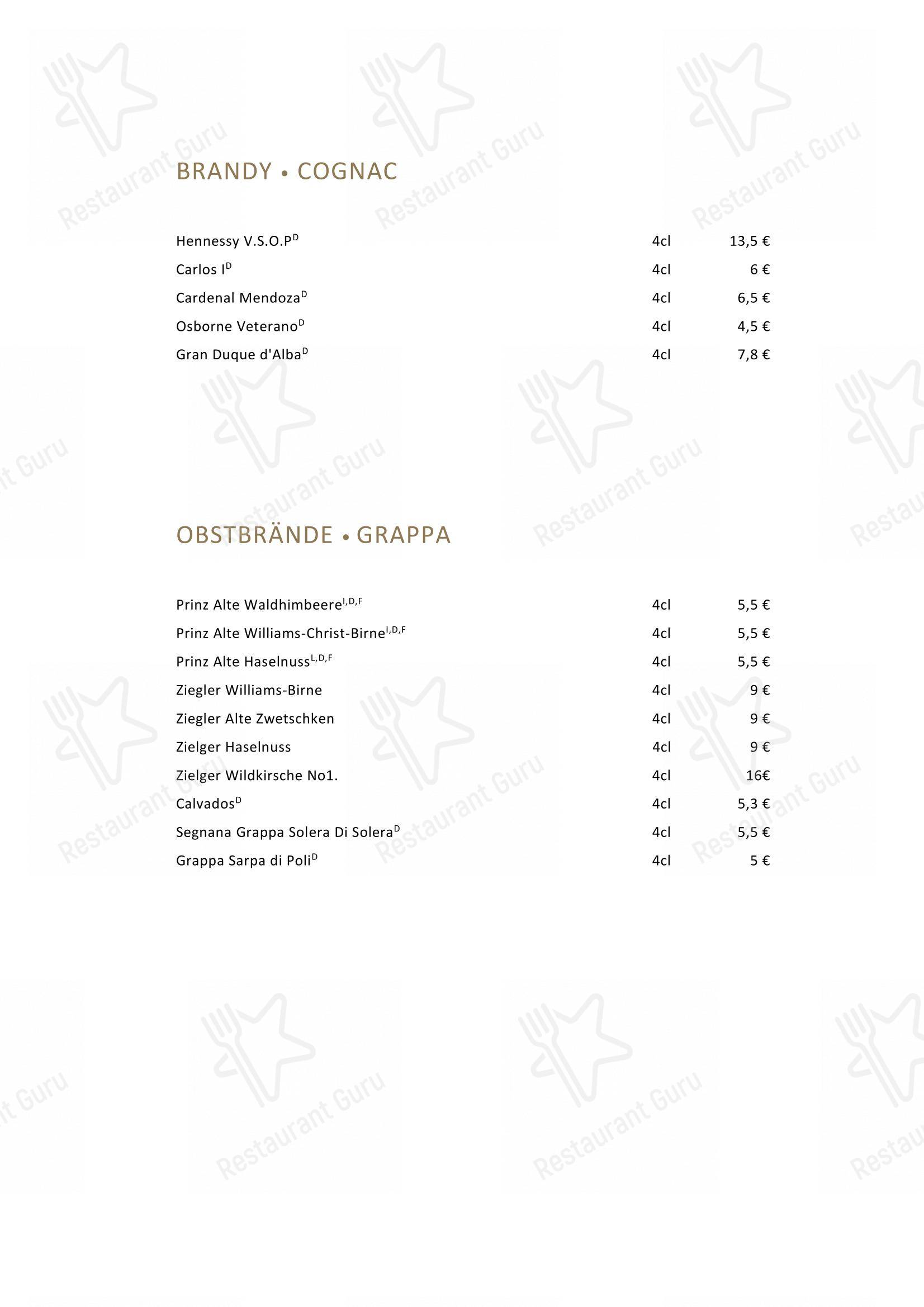 Bliss - Restaurant und Bar in Essen dans Essen - Коктейльная карта