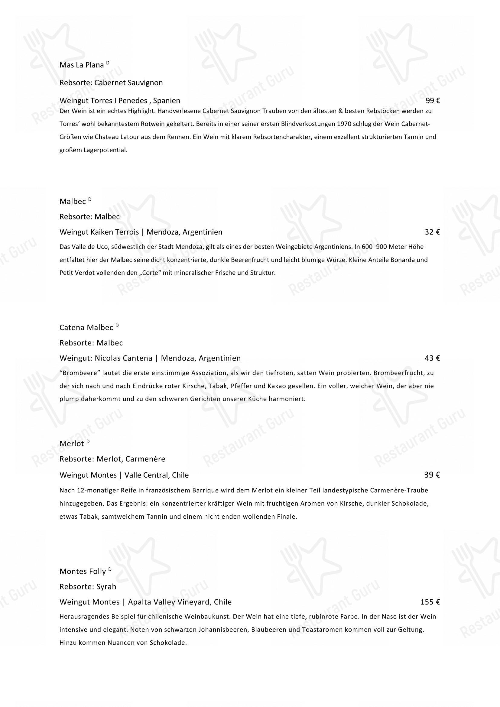 Bliss - Restaurant und Bar in Essen dans Essen - Коктейльная карта