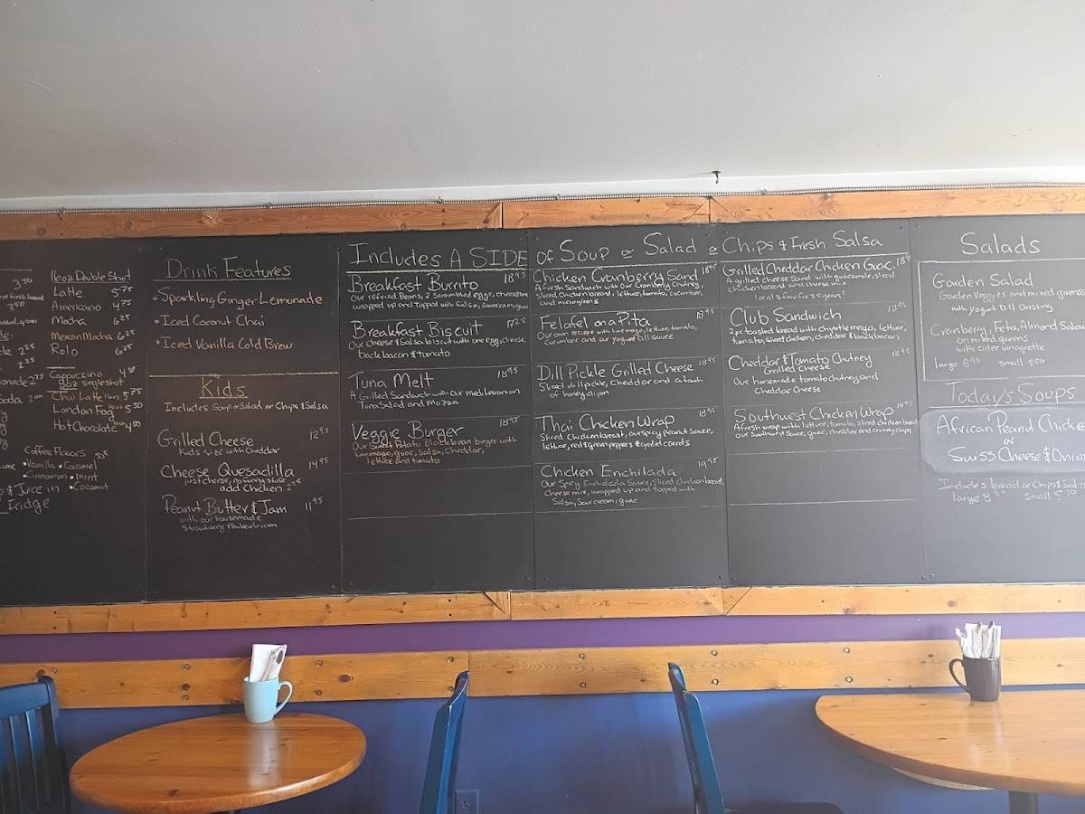 Menu de Blue Dog Cafe