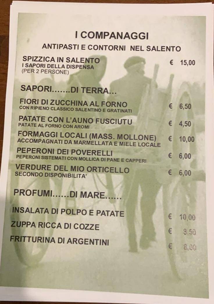 Menu di Ristopizza Blues 
