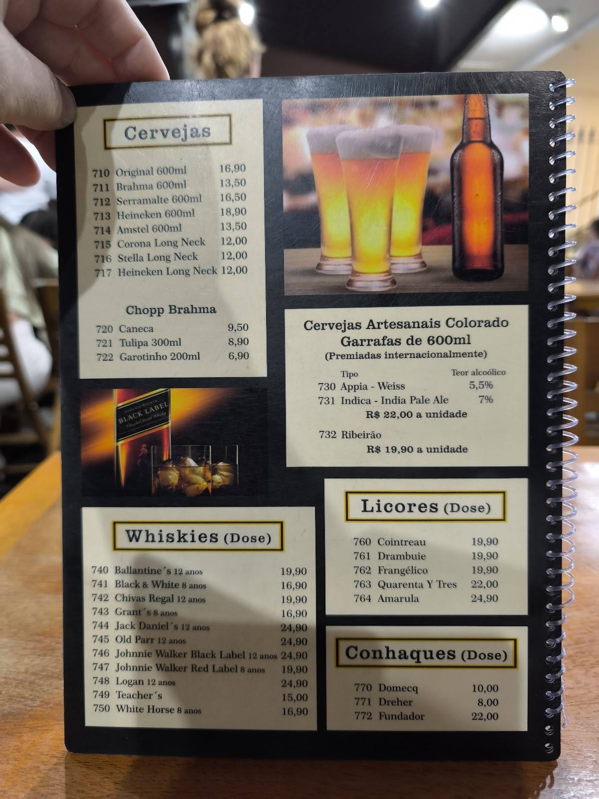 Boteco 98 cardápio