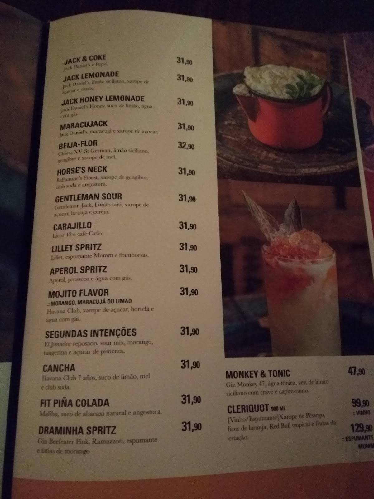 Boa Praça cardápio