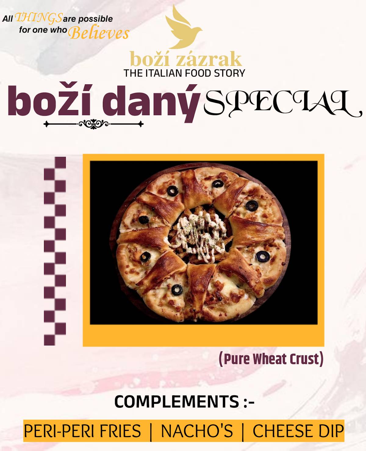 Bozi Zazrak menu