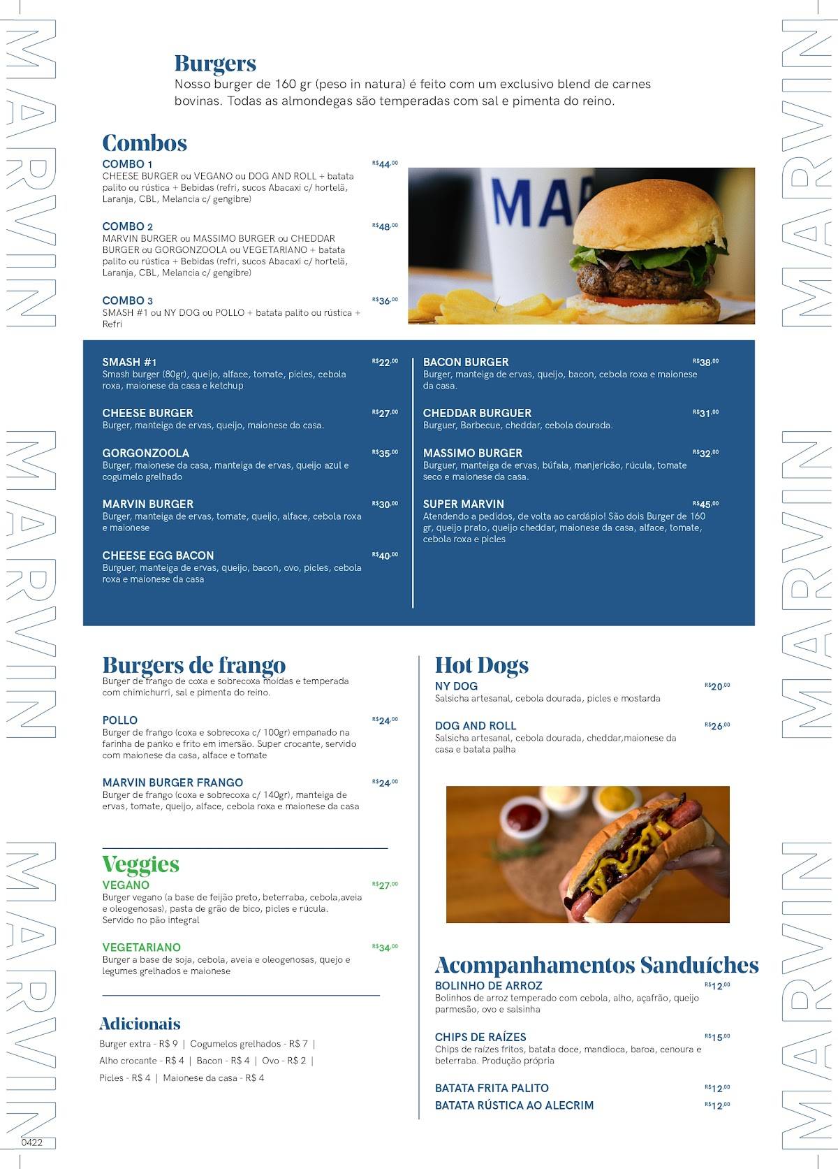 Marietta & Marvin - Terraço Shopping cardápio
